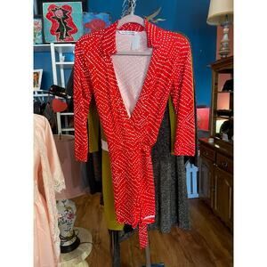 Diane von Furstenberg Dotted Romper